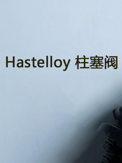 Hastelloy 柱塞阀 Hastelloy Plunger Valve